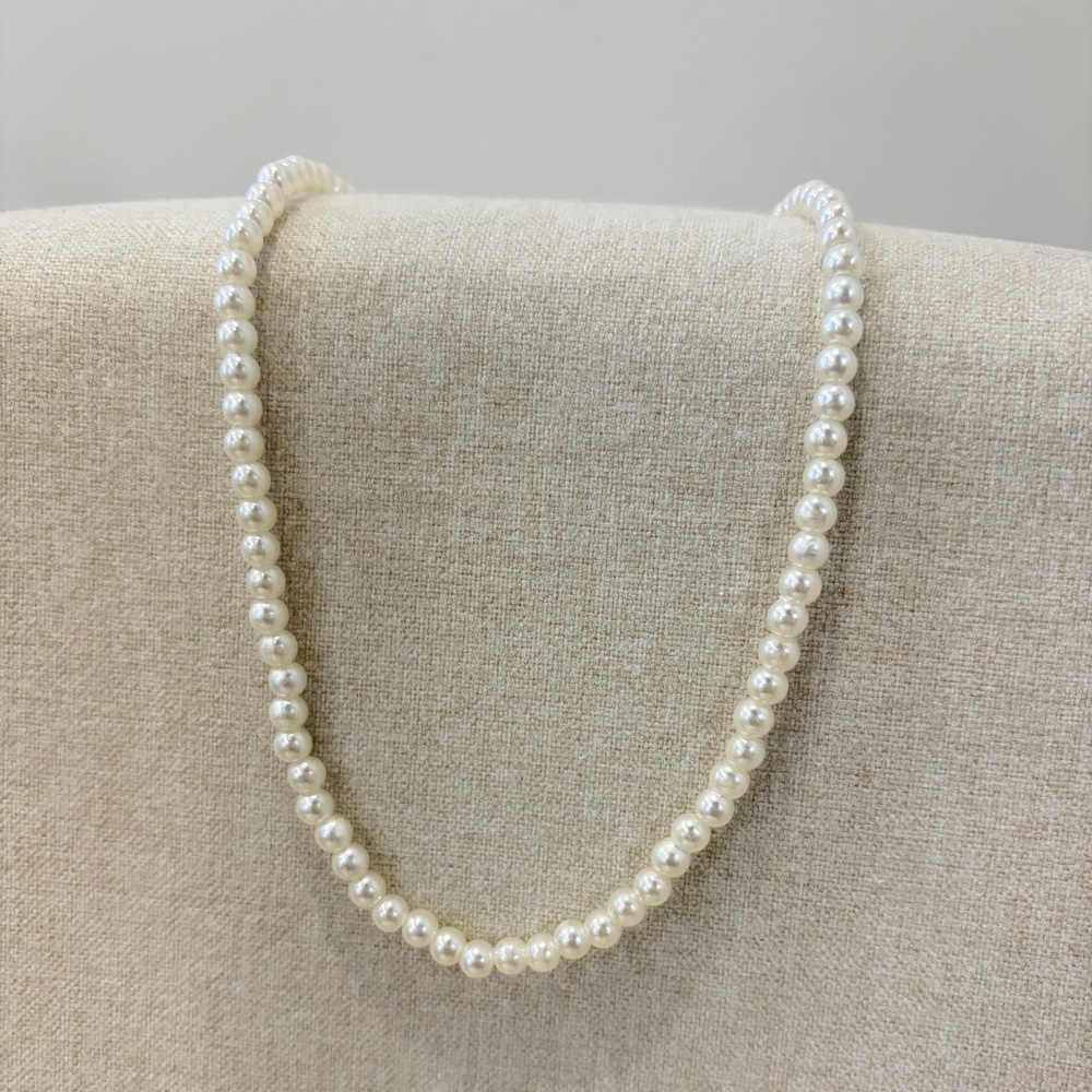 Women’s Faux Pearl Necklace Coquette Girly Bridal